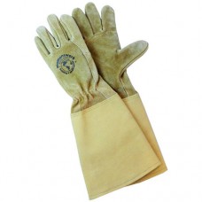 WWG Womanswork Rose Gauntlet Gloves with Canvas Cuff   562948794